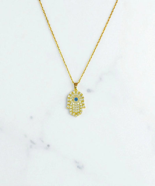 Hamsa Gold Kolye